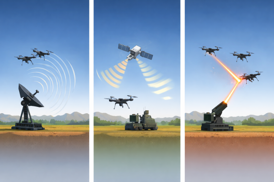 RF vs GPS vs laser for drone defense
